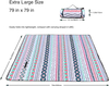 Extra Thick Picnic mat ewly designed outdoor camping picnic blanket carpet waterproof 100% polyester polar wool blanket