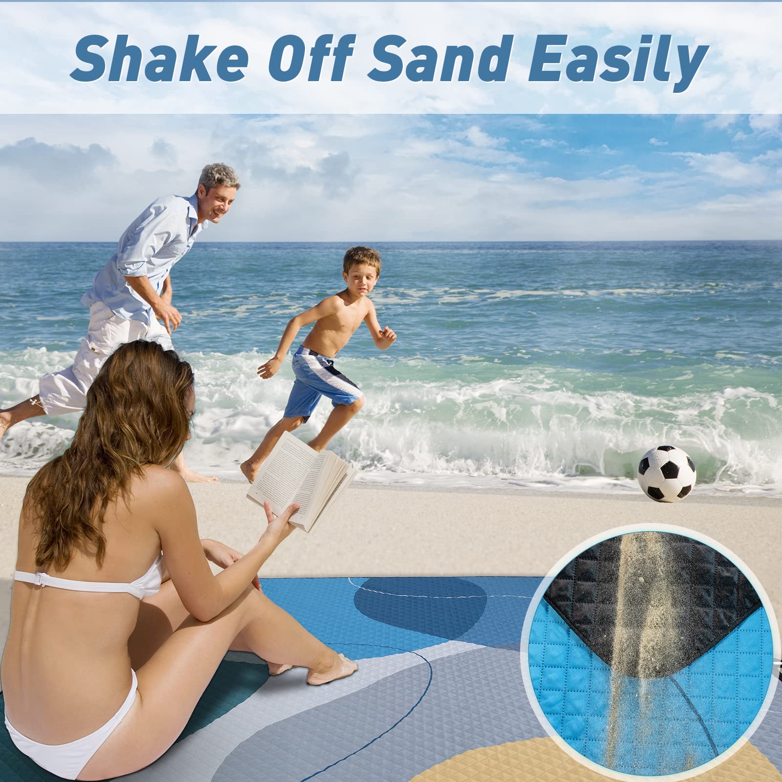 shake of sand easily