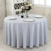  Black Round Plastic Tablecloth Disposable 84-Inch Disposable Round Tablecloths By Exquisite