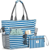 Beach Bag, Waterproof Sandproof Beach Tote Bag, Large Capacity Foldable Beach Bags for Women