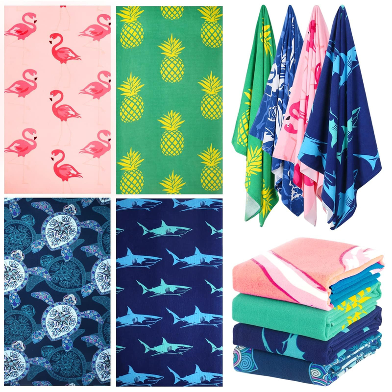  Oversized Thin Beach Towel Set, XL Extra Large Big Soft Clearance Pool Swim Travel Towels Blanket for Women 