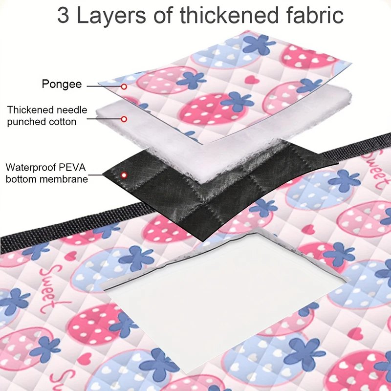 Versatile camping mat utilized in outdoor RV and patio lounging scenarios